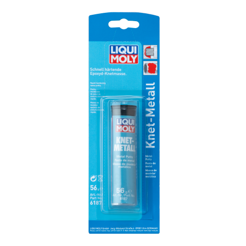 6187 LiquiMoly Клей "Быстрая сталь" Knet-Metall (0,056кг) - 0,05 кг