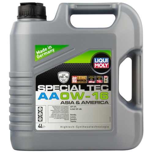 21327 LiquiMoly НС-синт. мот.масло Special Tec AA 0W-16 SP GF-6B (4л) - 4 л