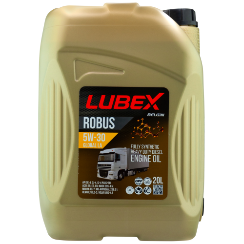 L019-0764-0020 LUBEX Синт-ое мот.масло ROBUS GLOBAL LA 5W-30 CK-4/SN Plus/CI-4/CJ-4 E6/E7/E9 (20л) - 20 л