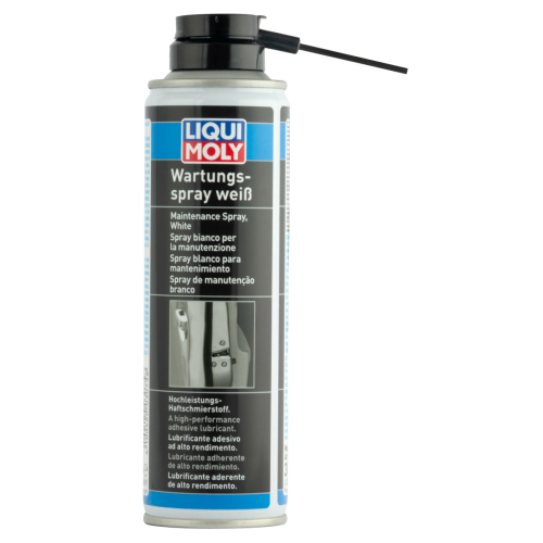 3953 LiquiMoly Грязеотталкивающая белая смазка Wartungs-Spray weiss (0,25л) - 0,25 л