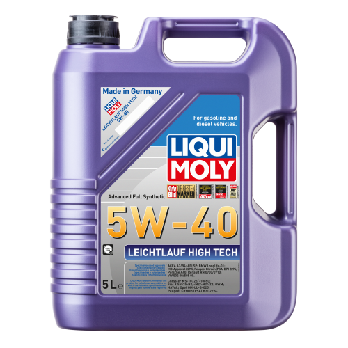 2328 LiquiMoly НС-синт. мот.масло Leichtlauf High Tech 5W-40 SP A3/B4 (5л) - 5 л