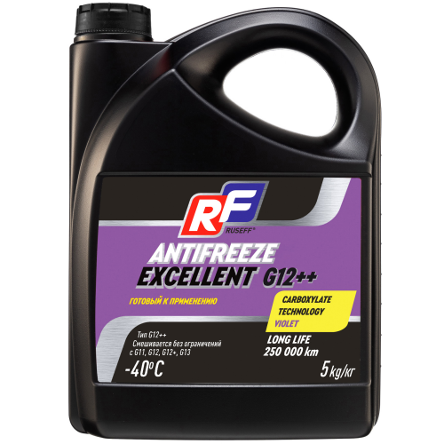 17362N RUSEFF Антифриз ANTIFREEZE EXCELLENT G12++ (5кг) - 5 кг