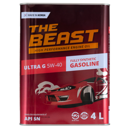 E0105L04U1 THE BEAST Синт-ое мот.масло ULTRA G 5W-40 (4л) - 4 л