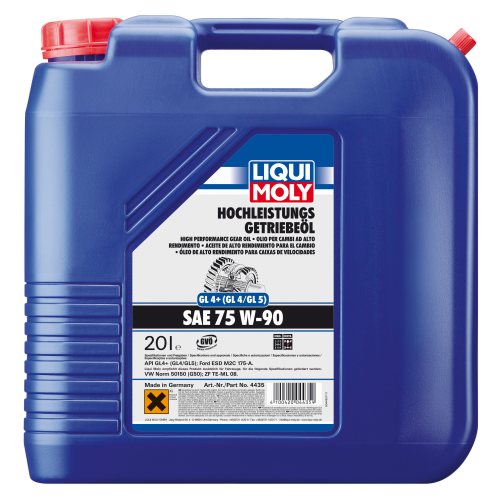4435 LiquiMoly Синт. тр.масло Hochleistungs-Getrieb. 75W-90 GL-4+ (20л) - 20 л