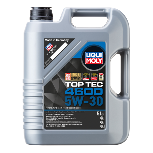 8033 LiquiMoly НС-синт. мот.масло Top Tec 4600 5W-30 SN C2/C3 (5л) - 5 л